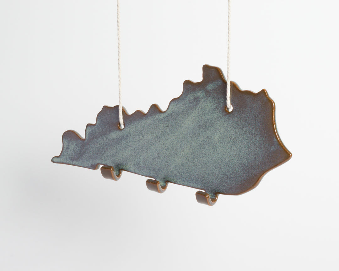 KY-Shaped Key Holder - Classic Blue