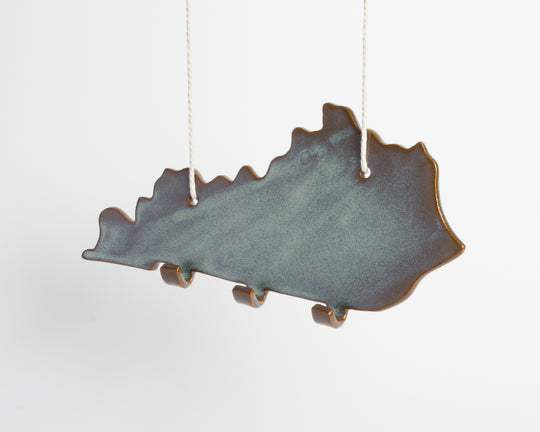 KY-Shaped Key Holder - Classic Blue